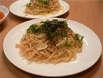 イカ明太パスタ